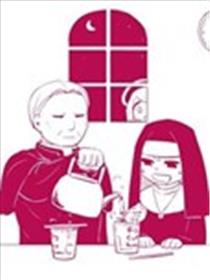 神父和修女与天使